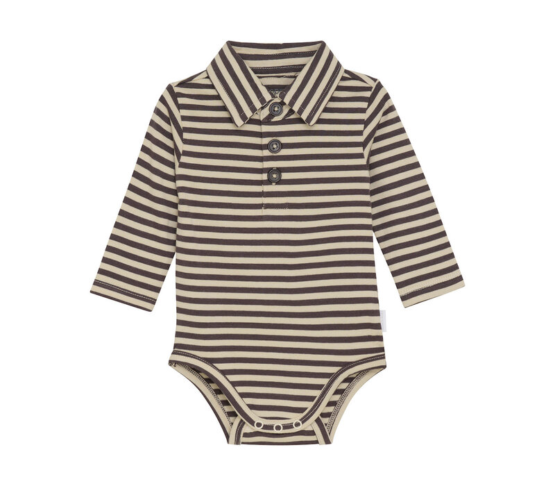 Noppies B Adjustable Romper Spur LS Grey