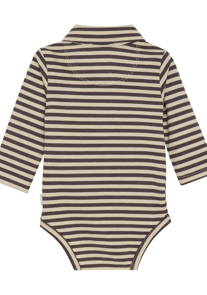 Noppies B Adjustable Romper Spur LS Grey