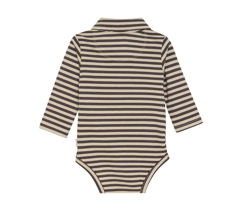 Noppies B Adjustable Romper Spur LS Grey
