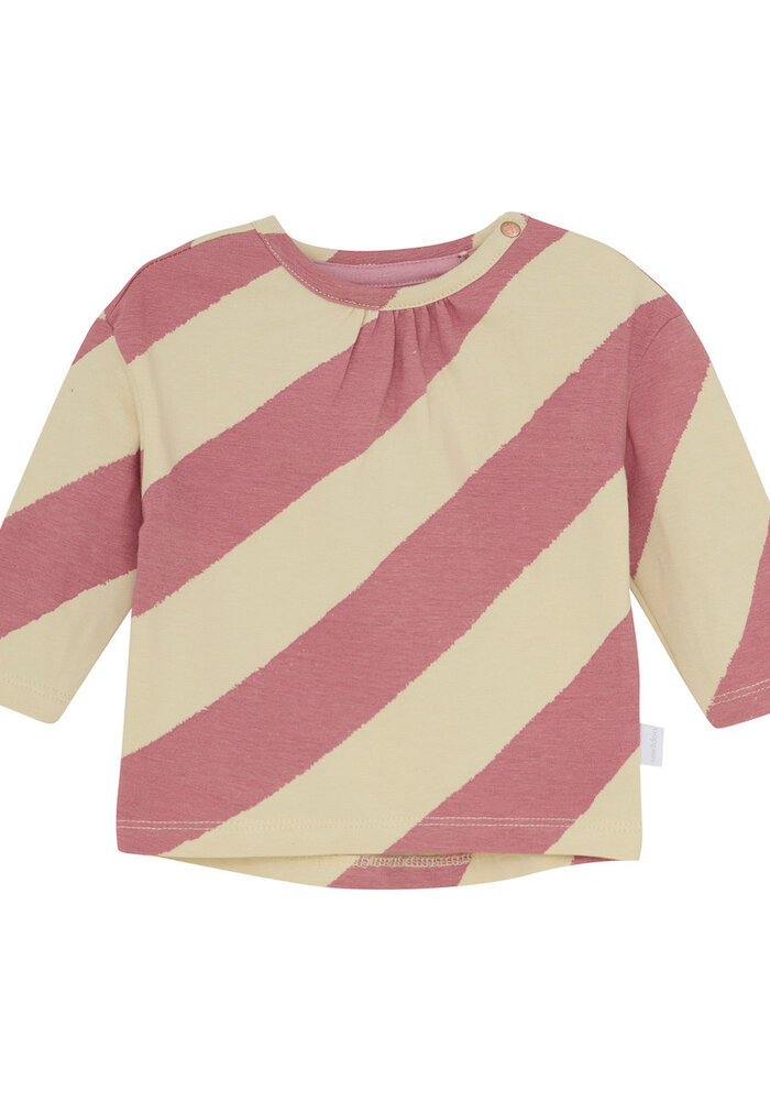 Noppies Tee Talladega LS allover print Pink