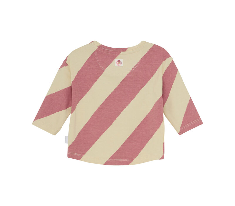 Noppies Tee Talladega LS allover print Pink