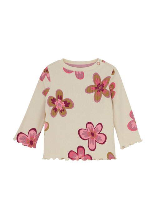 Noppies Noppies Tee Trinity LS allover print Pink