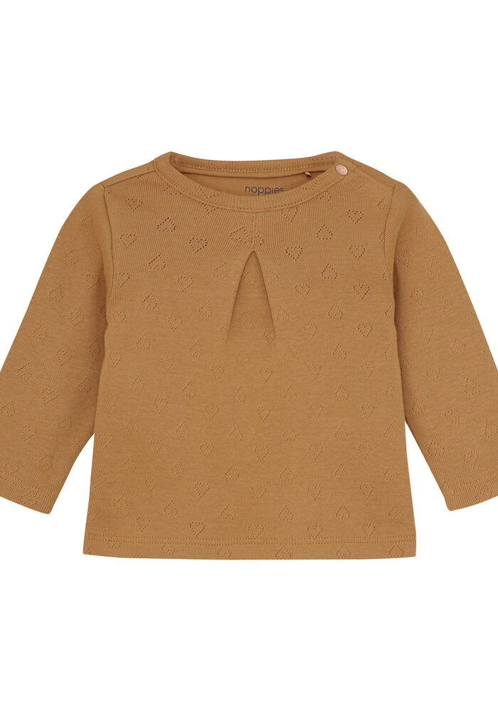 Noppies Girls Tee Tallassee LS Brown