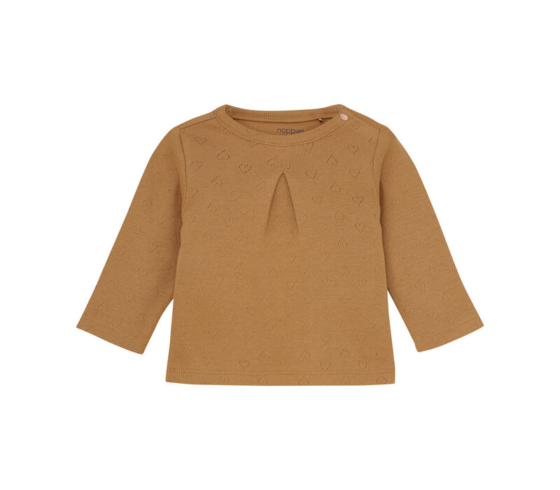Noppies Girls Tee Tallassee LS Brown