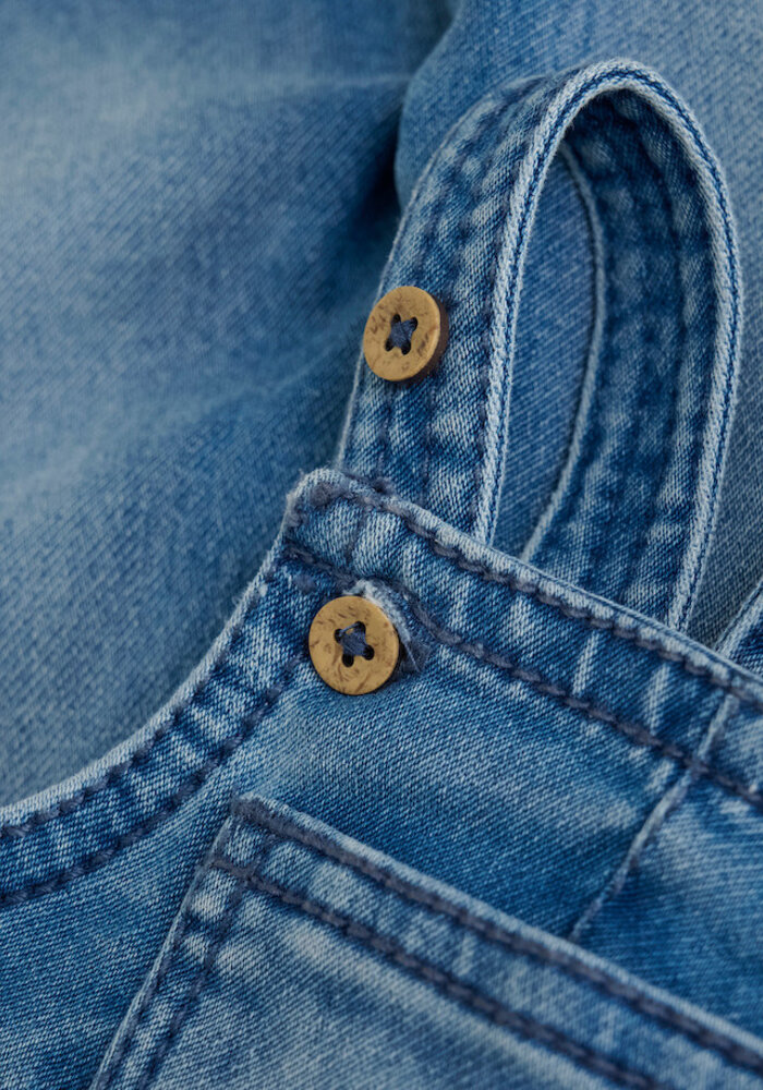 Noppies Boys Denim Dungaree Seres Blue