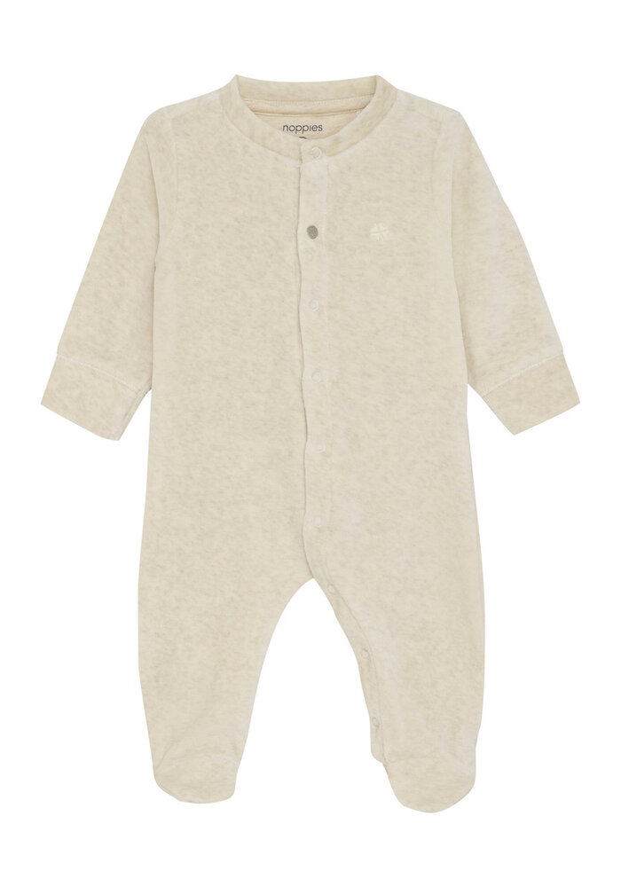 Noppies U Playsuit Saxon long sleeve Sand