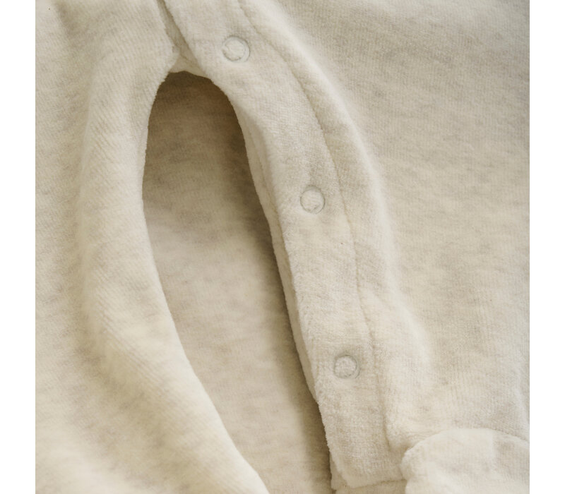 Noppies U Playsuit Saxon long sleeve Sand