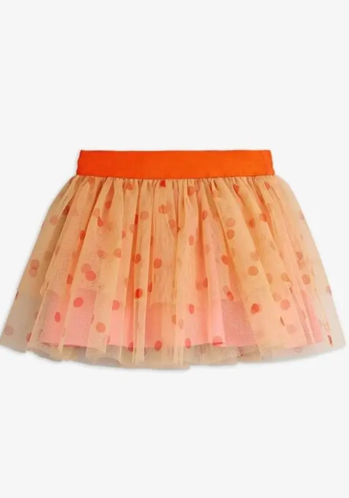 Mini Rodini Dotted tulle skirt Pink