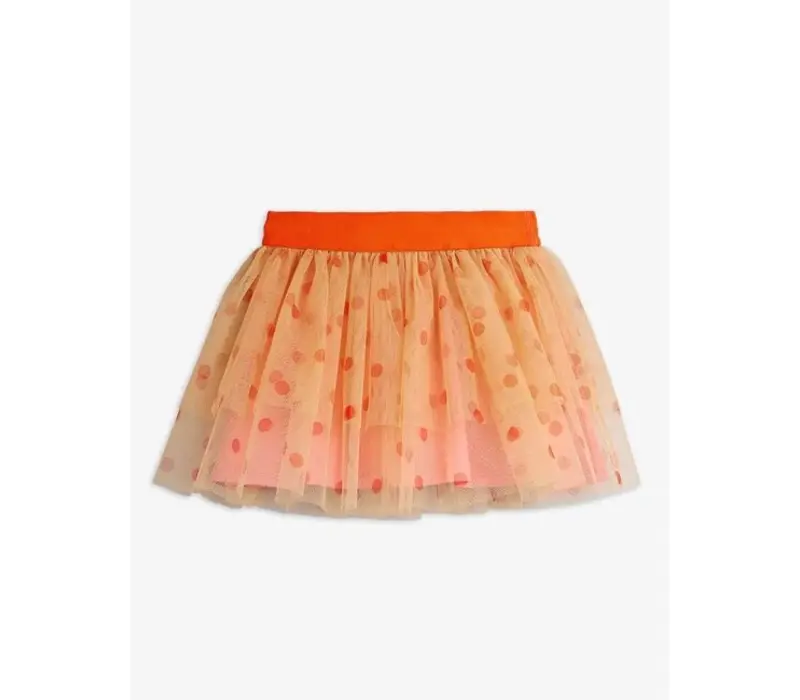 Mini Rodini Dotted tulle skirt Pink