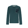 Moodstreet Moodstreet LIWEN chest dragon lsl T-shirt Wasabi Green