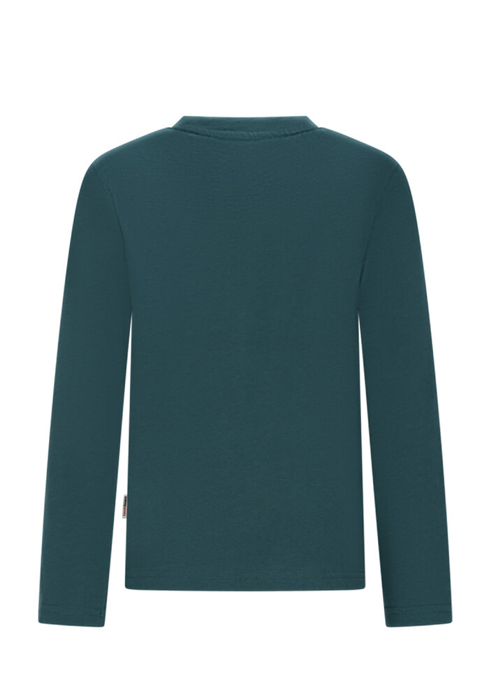 Moodstreet LIWEN chest dragon lsl T-shirt Wasabi Green