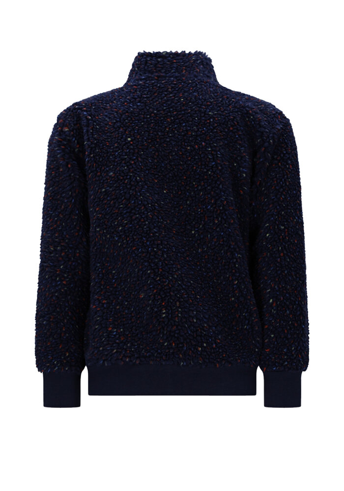 Moodstreet SAM fleece cardigan Navy