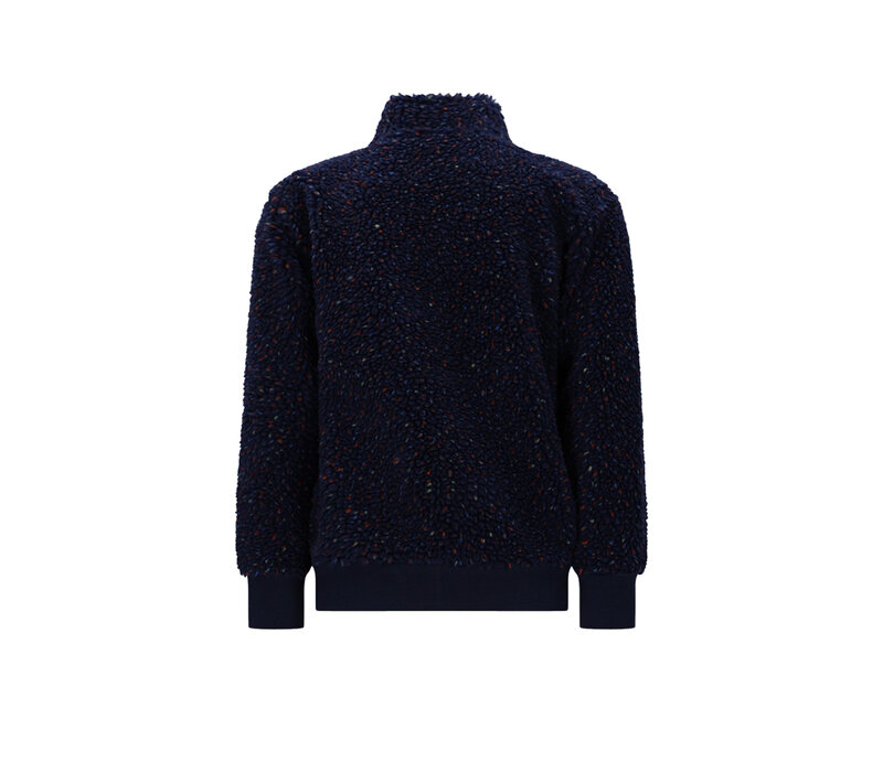Moodstreet SAM fleece cardigan Navy