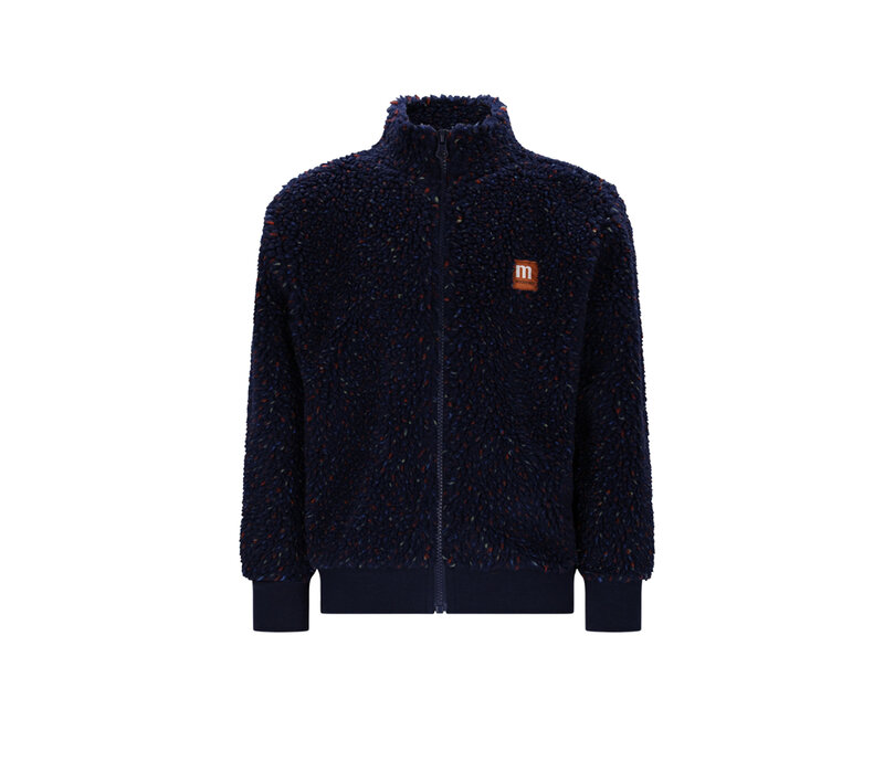 Moodstreet SAM fleece cardigan Navy
