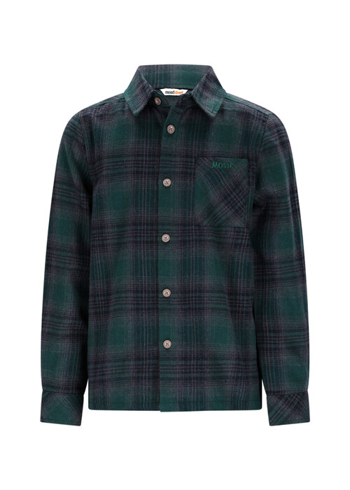 Moodstreet Moodstreet OLIVER checkered shirt Wasabi Green