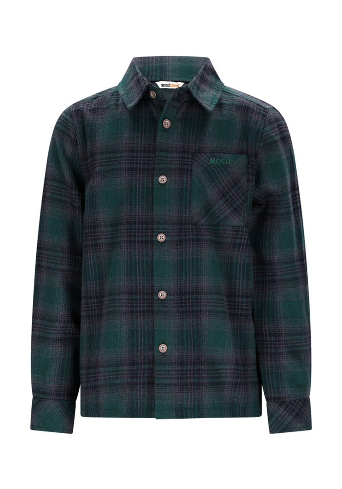 Moodstreet OLIVER checkered shirt Wasabi Green