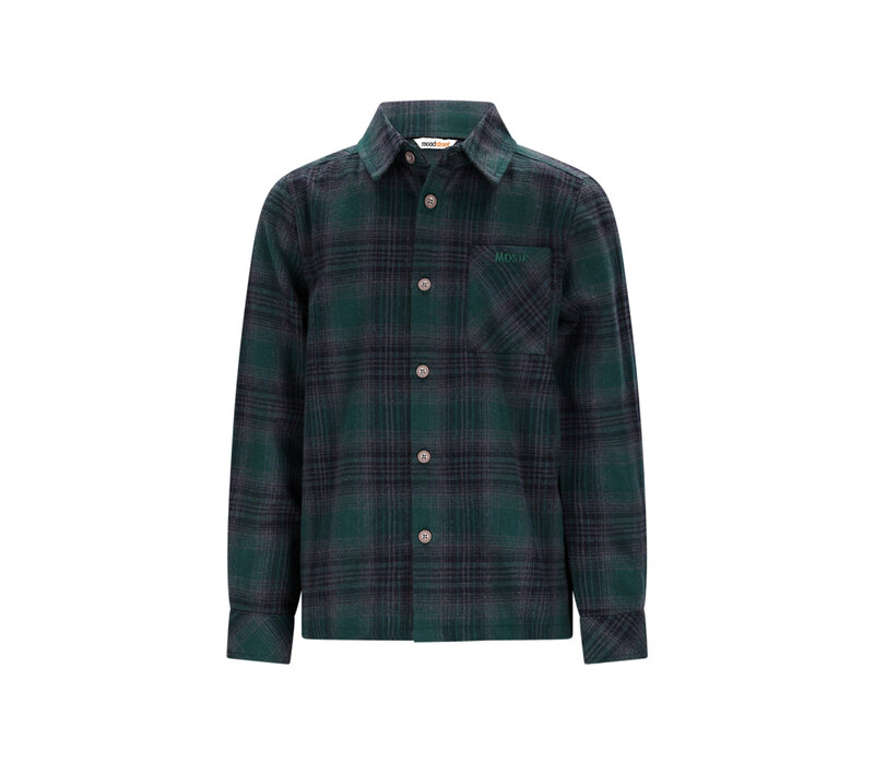 Moodstreet OLIVER checkered shirt Wasabi Green