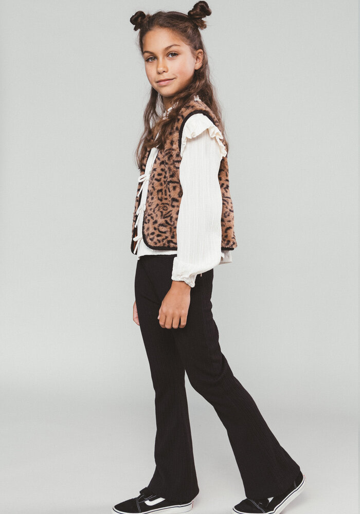 Moodstreet BESS flared trousers Black