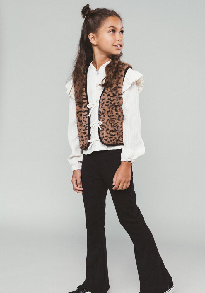 Moodstreet BESS flared trousers Black