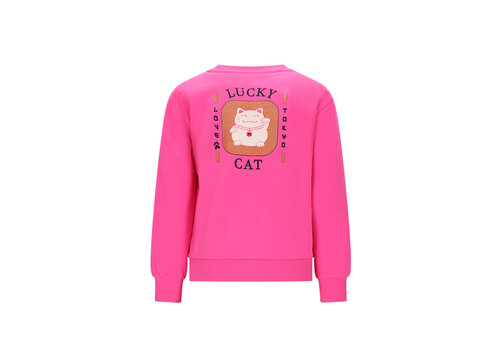 Moodstreet Moodstreet SKY < Lucky Cat > sweater Tokyo Pink Glo