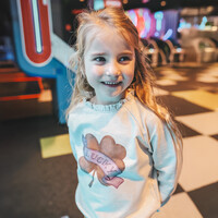 Your Wishes Melange | Ruffle Sweater Birch