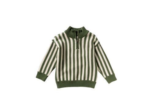 Your Wishes Your Wishes Stripe Knit | Collar Sweater Multicolor