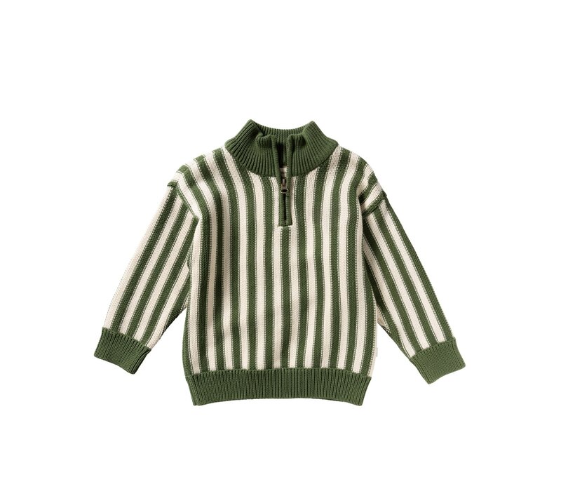 Your Wishes Stripe Knit | Collar Sweater Multicolor