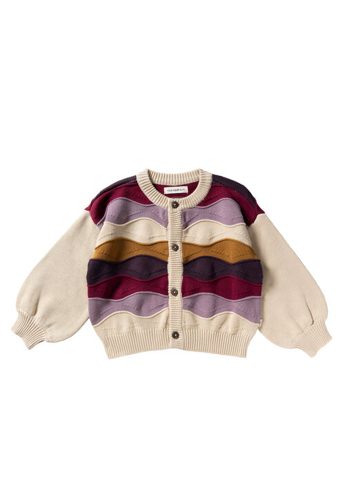 Your Wishes Your Wishes Patchwork Knit | Cardigan Multicolor