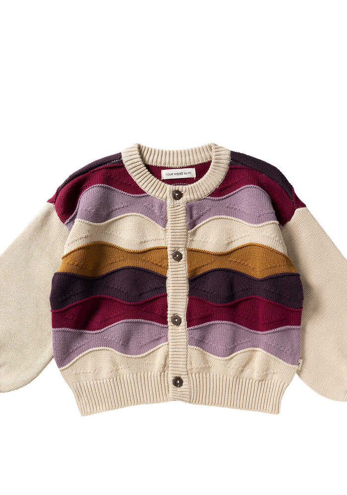 Your Wishes Patchwork Knit | Cardigan Multicolor