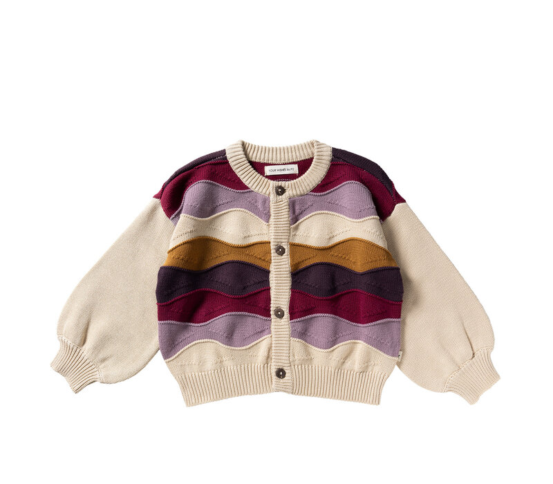 Your Wishes Patchwork Knit | Cardigan Multicolor