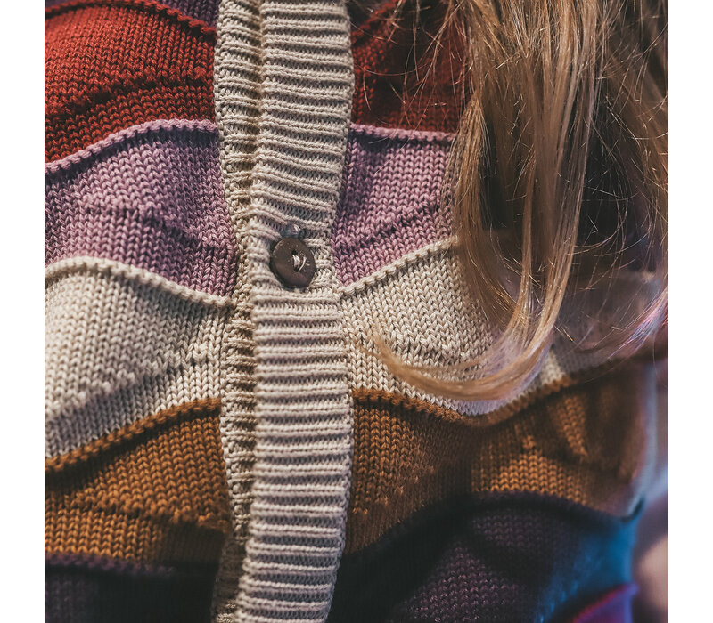 Your Wishes Patchwork Knit | Cardigan Multicolor