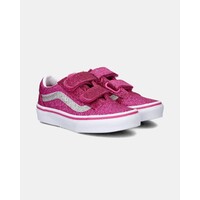 Vans Old Skool V GLITTER Raspberry Rose