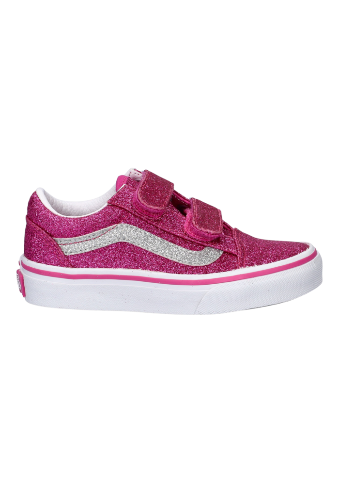 Vans Old Skool V GLITTER Raspberry Rose