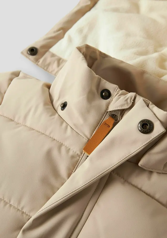 Name it NMFLAMEDOW03 PUFFER LONG JKT FO LIL Oxford Tan