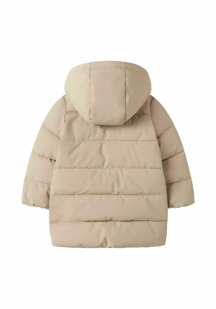 Name it NMFLAMEDOW03 PUFFER LONG JKT FO LIL Oxford Tan