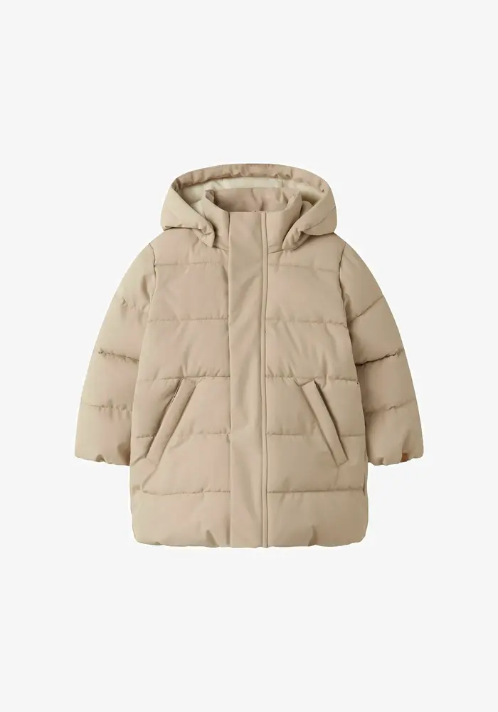 Name it NMFLAMEDOW03 PUFFER LONG JKT FO LIL Oxford Tan