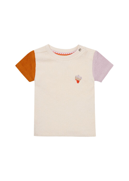 Noppies Noppies Boys Tee Orvar short sleeve Whisper White