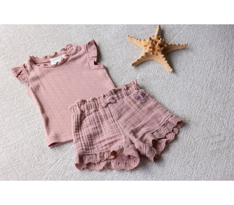 Feetje Short - Starfish Wishes Mauve