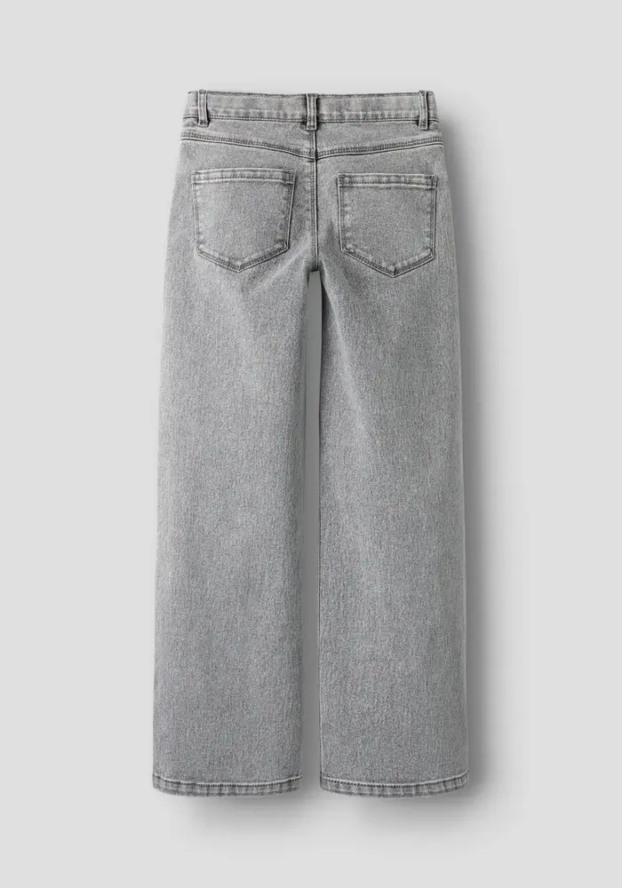 Name it NKFROSE WIDE JEANS 5503-YA N Light Grey Deni//HEART STUD