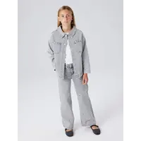 Name it NKFROSE WIDE JEANS 5503-YA N Light Grey Deni//HEART STUD