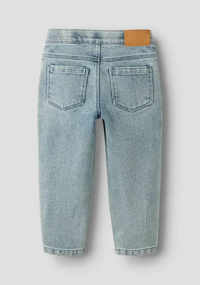 Lil' Atelier NMFDARLEE DOA LOOSE JEANS 4499-SE LIL Medium Blue Denim FLOWER EMB