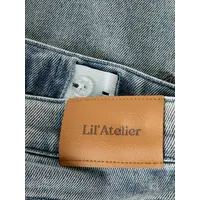 Lil' Atelier NMFDARLEE DOA LOOSE JEANS 4499-SE LIL Medium Blue Denim FLOWER EMB