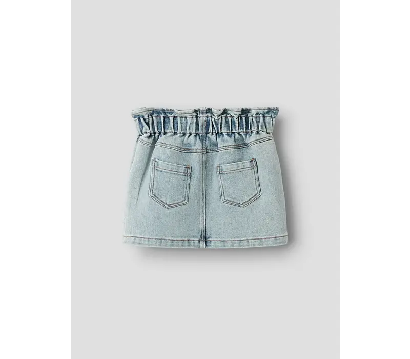 Lil' Atelier NMFDARLEE DOA DNM SKIRT 4499-SE LIL Medium Blue Denim FLOWER EMB