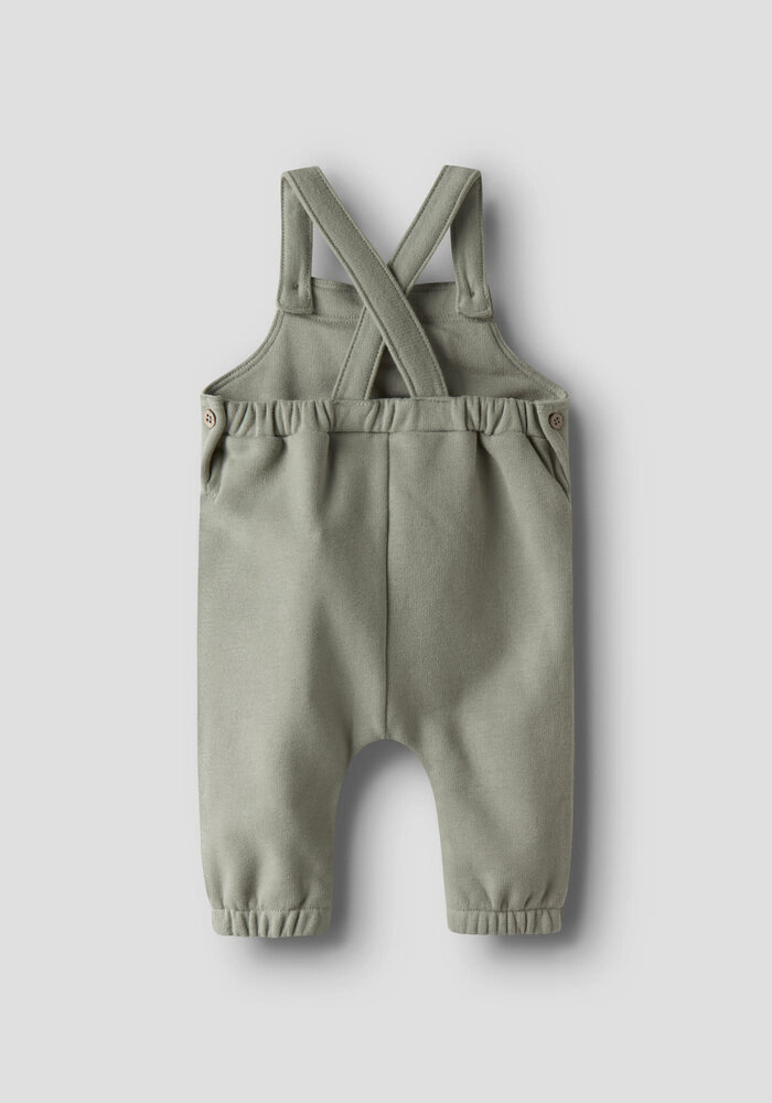 Lil' Atelier NBMILONDON LOOSE SWEAT OVERALL BRU LIL Seagrass