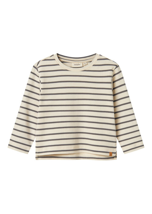 Name it Name it NMMLIMIA LS LOOSE TOP LIL NOOS Turtledove POPPY SEED