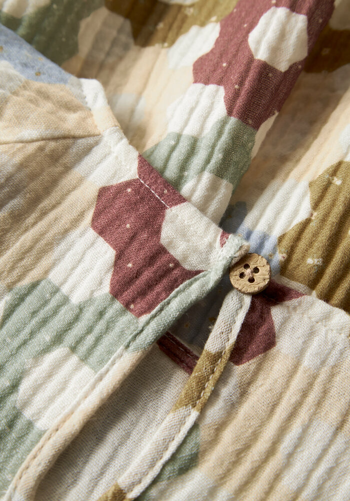 Lil' Atelier NMFTALIA LS LOOSE DRESS LIL Coconut Milk