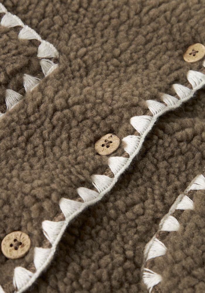 Lil' Atelier NMFLAJO LOOSE VEST LIL Shitake