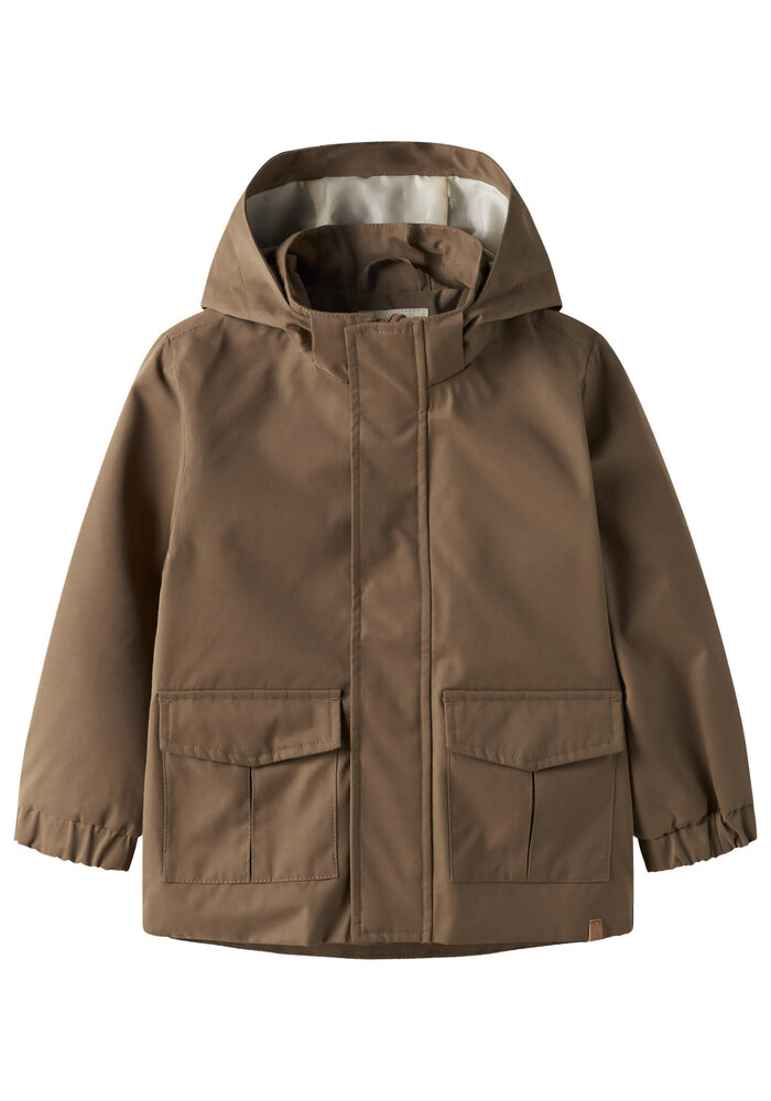 Lil' Atelier NMMGOLO NEO LOOSE JACKET FO LIL Shitake