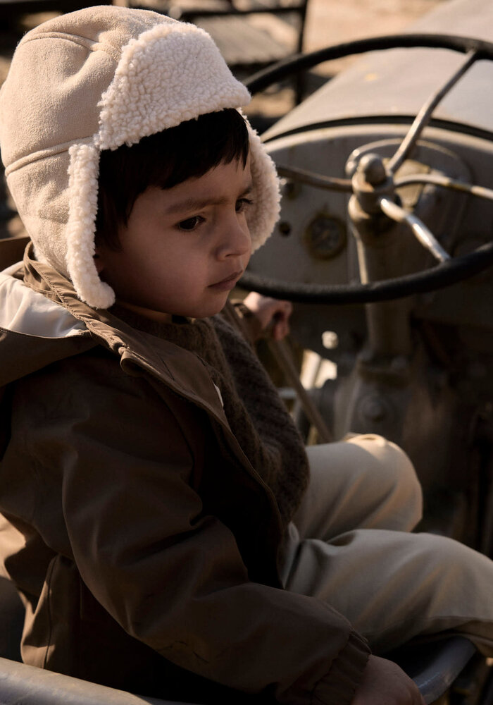 Lil' Atelier NMMGOLO NEO LOOSE JACKET FO LIL Shitake