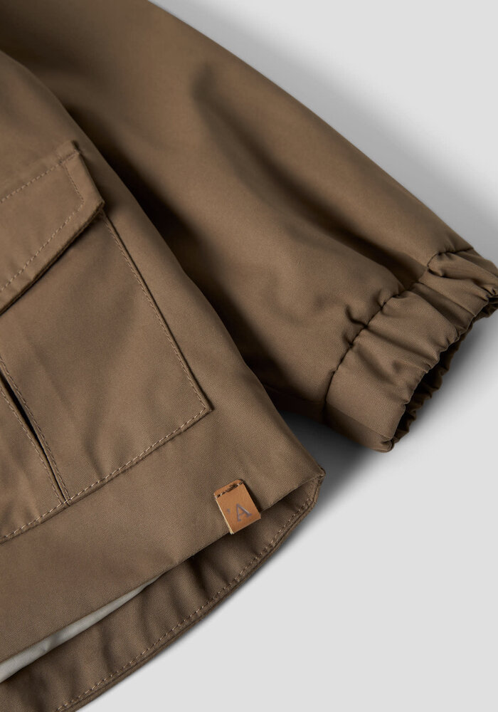 Lil' Atelier NMMGOLO NEO LOOSE JACKET FO LIL Shitake